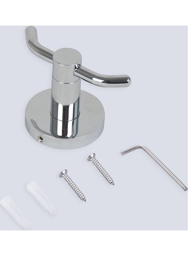 نيبمينينت خطاف متين من الستانلس ستيل يثبت على الحائط فضي 9.50 x 6.50 9.50سم - Image 2