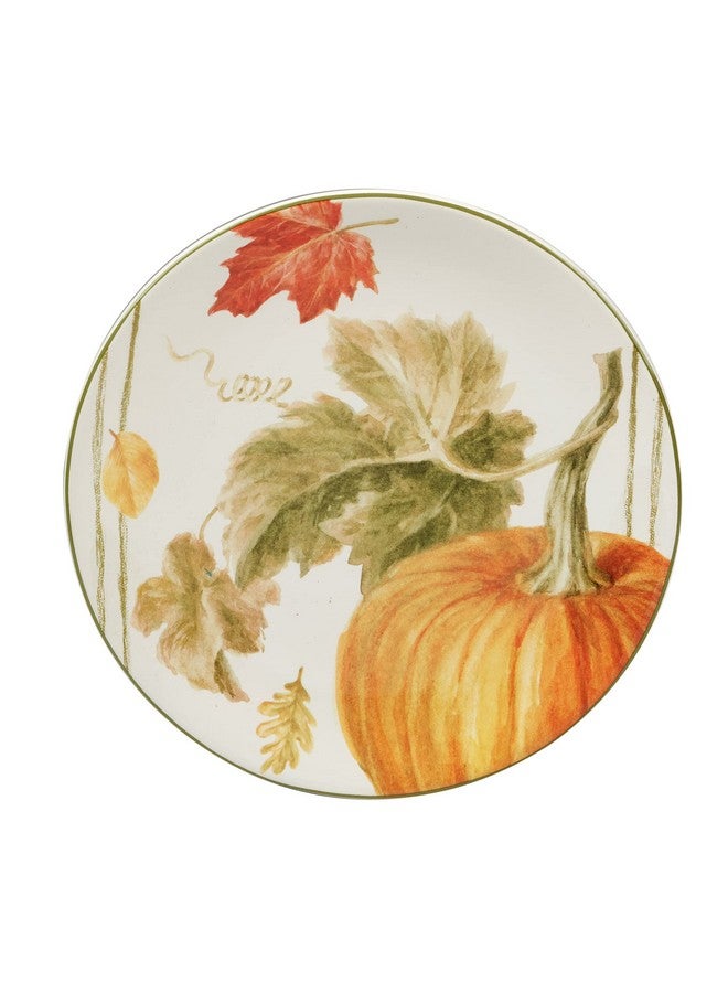 Certified International Certified International Autumn Harvest 9" Salad/Dessert Plates, Multicolor, Medium, Set of 4  - Image 3