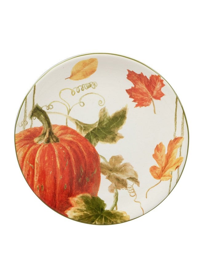 Certified International Certified International Autumn Harvest 9" Salad/Dessert Plates, Multicolor, Medium, Set of 4  - Image 2