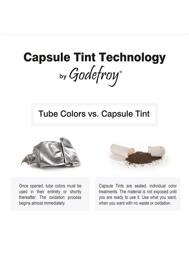 Godefroy Hair Color Kit for Spot Coloring, Covers Up Gray Hairs, Natural Black, 4-Application Kit - Image 2