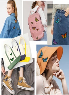 KASTWAVE Iron Sew on Patches for Clothing 36Pcs Flowers Butterfly Embroidery Applique Patches for Arts Crafts DIY Decor Jeans Jackets Clothing Bags Sewing Floral Repair Patch DIY Accessory  for Clothes  - Image 4