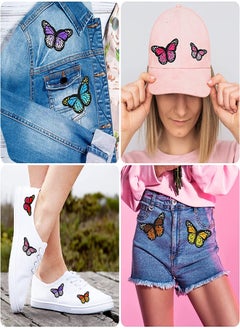 KASTWAVE Iron Sew on Patches for Clothing 36Pcs Flowers Butterfly Embroidery Applique Patches for Arts Crafts DIY Decor Jeans Jackets Clothing Bags Sewing Floral Repair Patch DIY Accessory  for Clothes  - Image 5