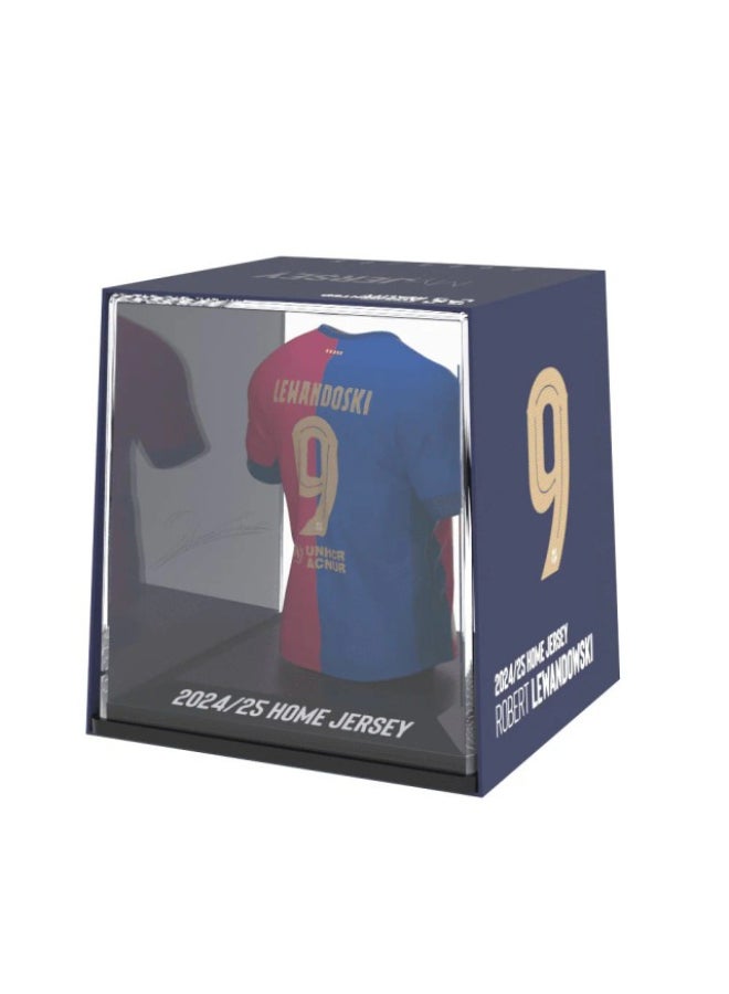 Splink Barcelona Lewandowski Home Jersey Display Case, Official Licensed Collectible, 2024/2025  - Image 3