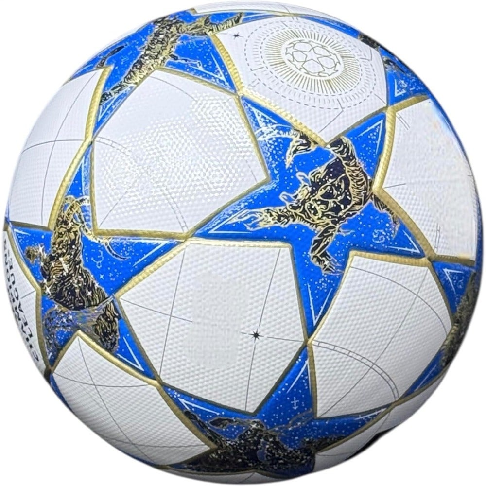 SDFSFootball Soccer Ball Thermal PU Leather Hybrid World Cup Ball For Training Matches Premium Quality Extra Durable for Adults Youth, All Playing Conditions Indoor Outdoor, Size 5 ControlSDF