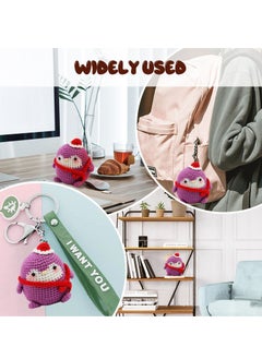 Arabest Weaving Penguin, Doll Material Pack, Hook Hook Music, Handmade, DIY Knitted Wool, Blue  - Image 2