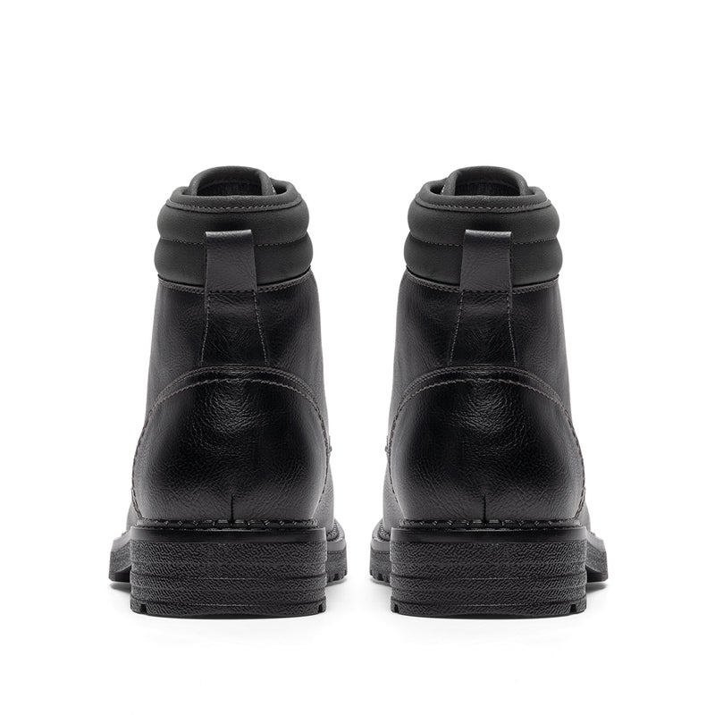Bruno Marc Men's Dress Oxford Fashion and Comfort Ankle Lace Up Boots,Size 10,All Black,BMUMAB2513 - Image 5