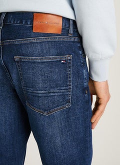 TOMMY HILFIGER Stright Fit Mid Wash Jeans  - Image 3
