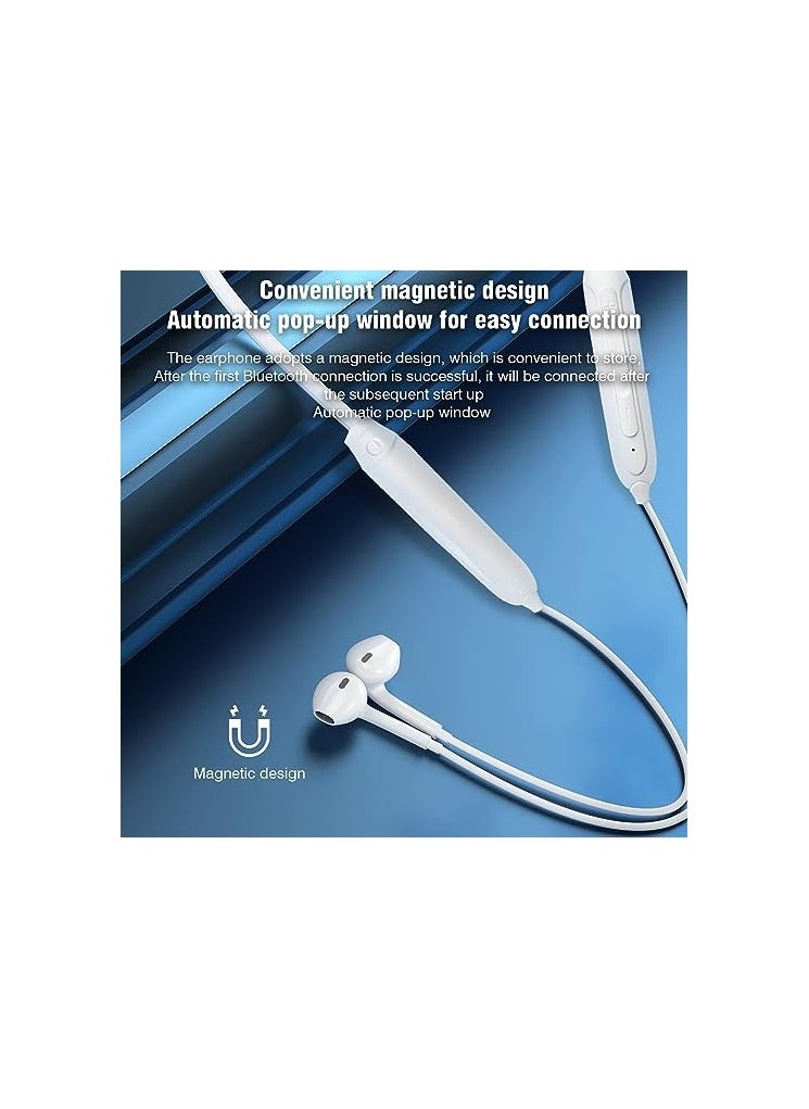 DUDAO - INET Magnetic Suction in-ear wireless Bluetooth headphones white (U5B) - Image 1