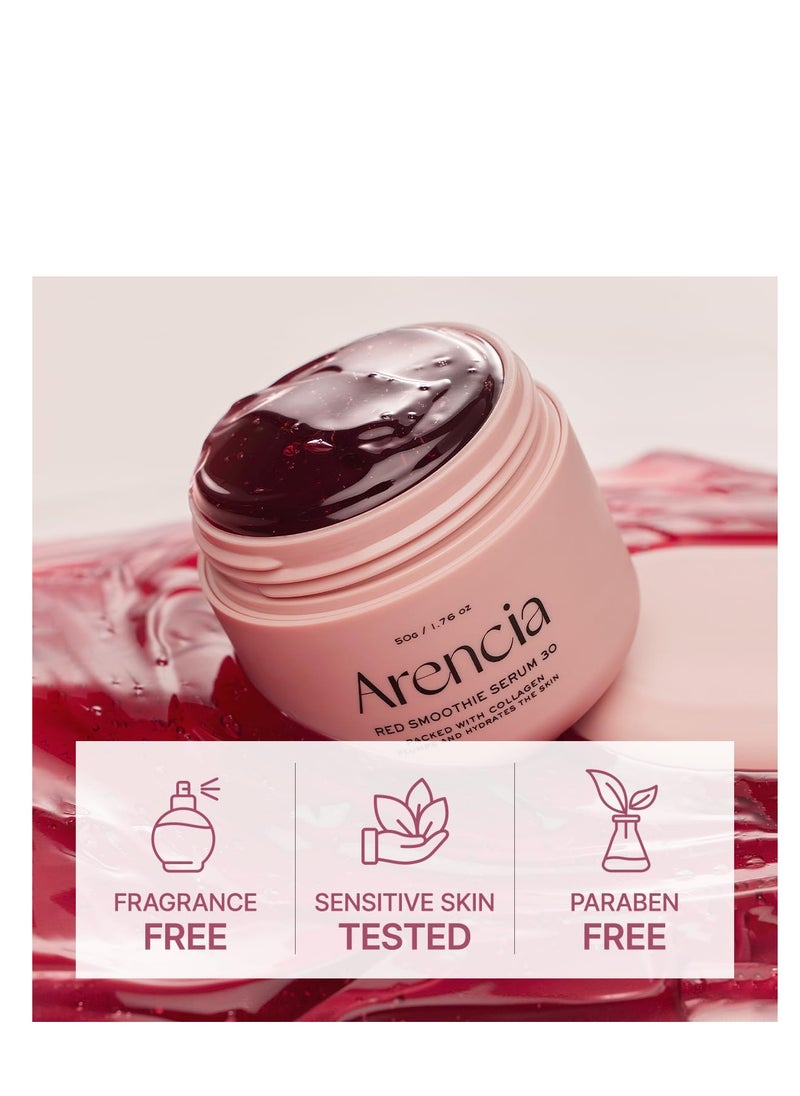 arencia Overnight Red Smoothie Face Mask Serum | 50g  - Image 4