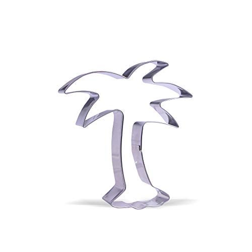 Keewah 4.7 inch Palm Tree Cookie Cutter - Stainless Steel - Image 1