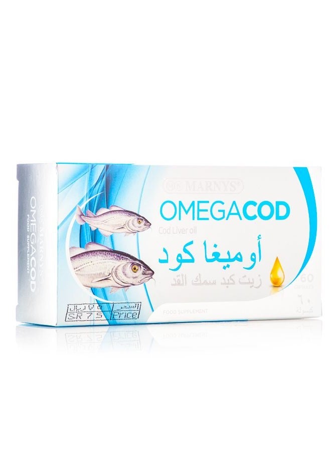 MARNYS Omegacod 500 Mg - 60 Capsules  - Image 2