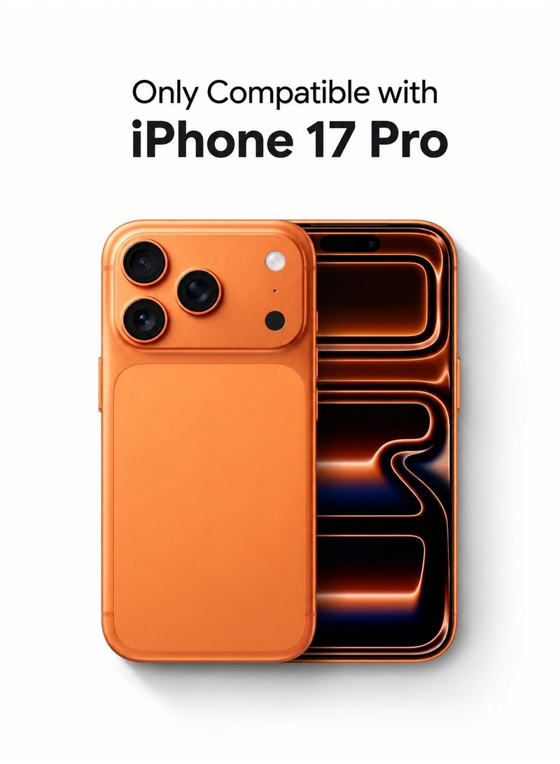 ماجيك واقي شاشة iPhone 17 Pro (قطعة واحدة)، زجاج قوي بدرجة صلابة 9H، وضوح عالي HD، مقاوم للخدش والبصمات، سهل التركيب، متوافق مع أغطية الهاتف - Image 2