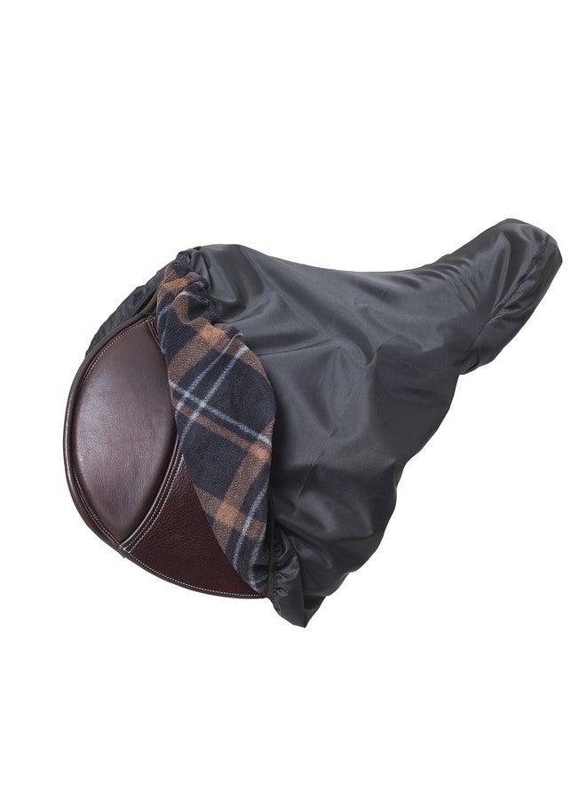 FleeceLined Saddle Cover Black/Brown