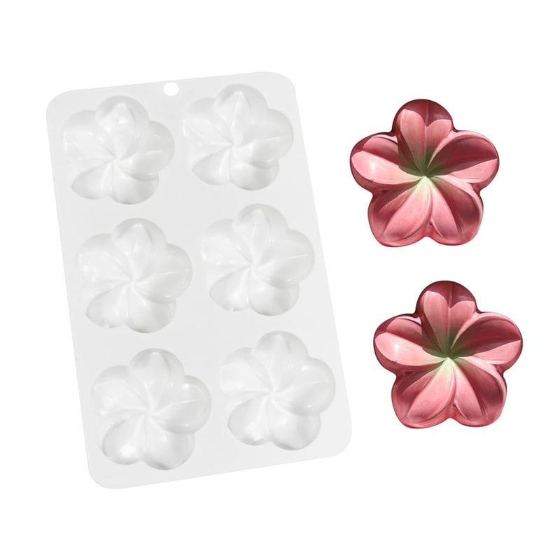 mostsom Silicone Flower Mold for Chocolate, Cake, Jelly, Mousse, Truffle & Ice Cube - Non-Stick Baking Molds Easy Release Candy Making Mould (E_ Flower) - Image 4