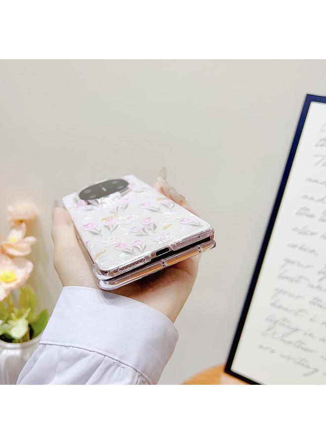 S-TOP Case For Huawei Mate X6 Shell Texture Flower Pattern Protective Phone Case - Image 5