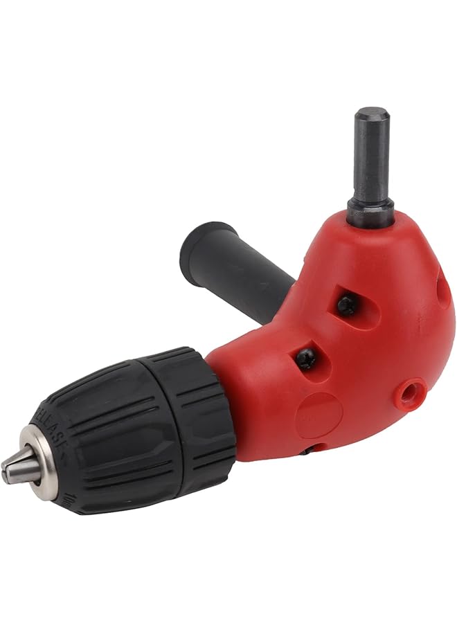 إيروريكس محول مثقاب الزاوية القائمة، مثقاب كهربائي لاسلكي، أداة زاوية فولاذية، محول مثقاب الزاوية القائمة، محول مثقاب ذاتي الشد، محول لمساحة العمل ذات الزوايا الضيقة - Image 1