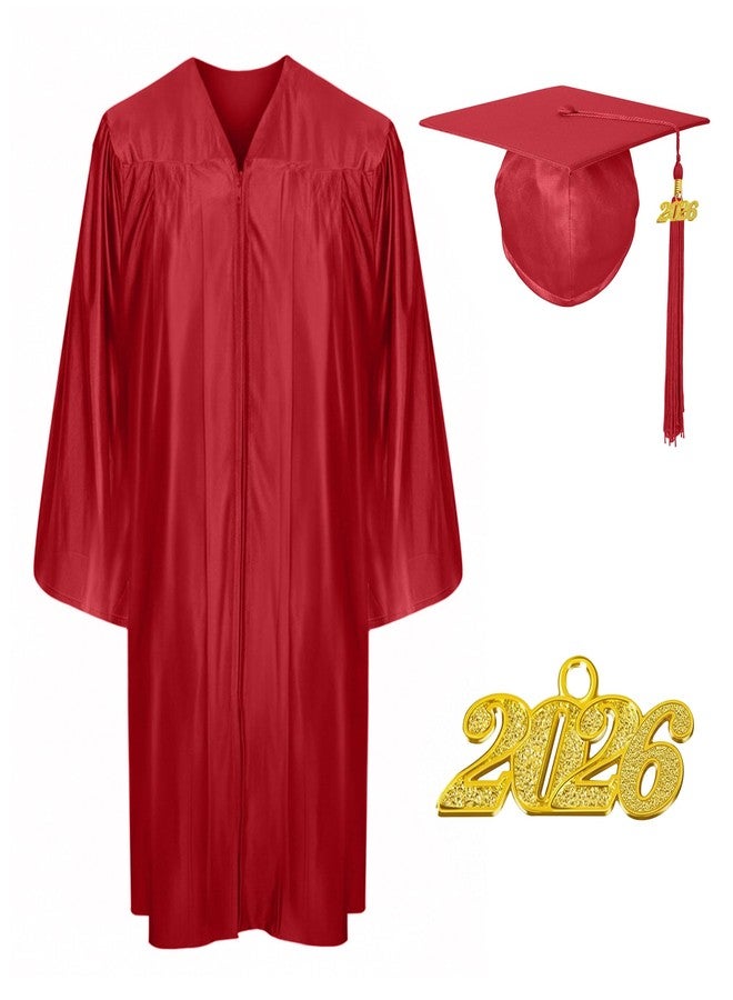 Misscom Shiny Preschool Kindergarten Graduation Cap Gown Set for Kids With 2025 2026 Tassels Charms - Image 2