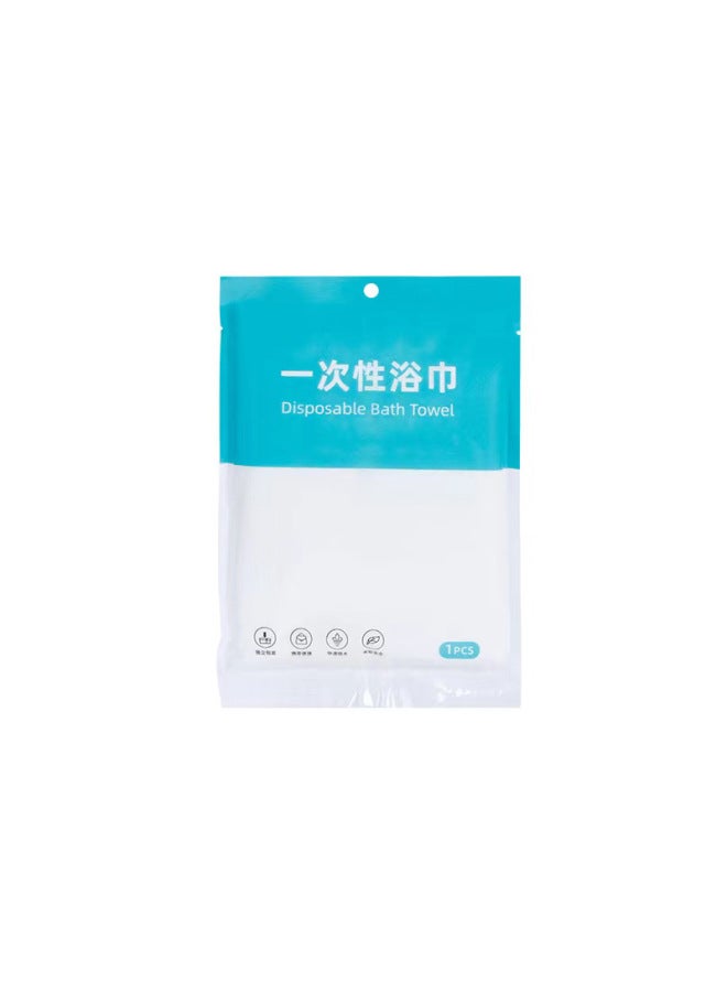 Disposable Pillow Case Travel Pillow Towel Thickened Non-woven Fabric Beauty Salon Train Sleeper Hotel Dirty Travel Pillow Case-Color:Bath Towel White Individually Packaged-Specifications:70*140 Large Bath Towel  - Image 1
