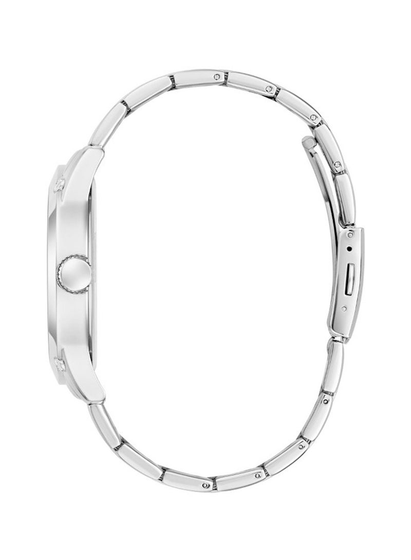 GUESS Men's Crescent Analog Silver Stainless Steel Watch GW0574G1 - Image 2