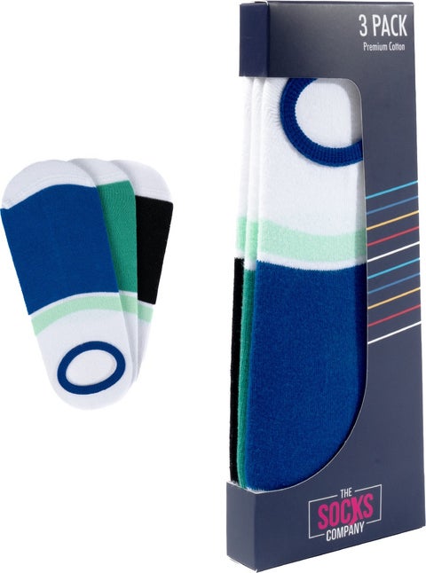 3 Pairs Special Boxed Men's Invisible Socks