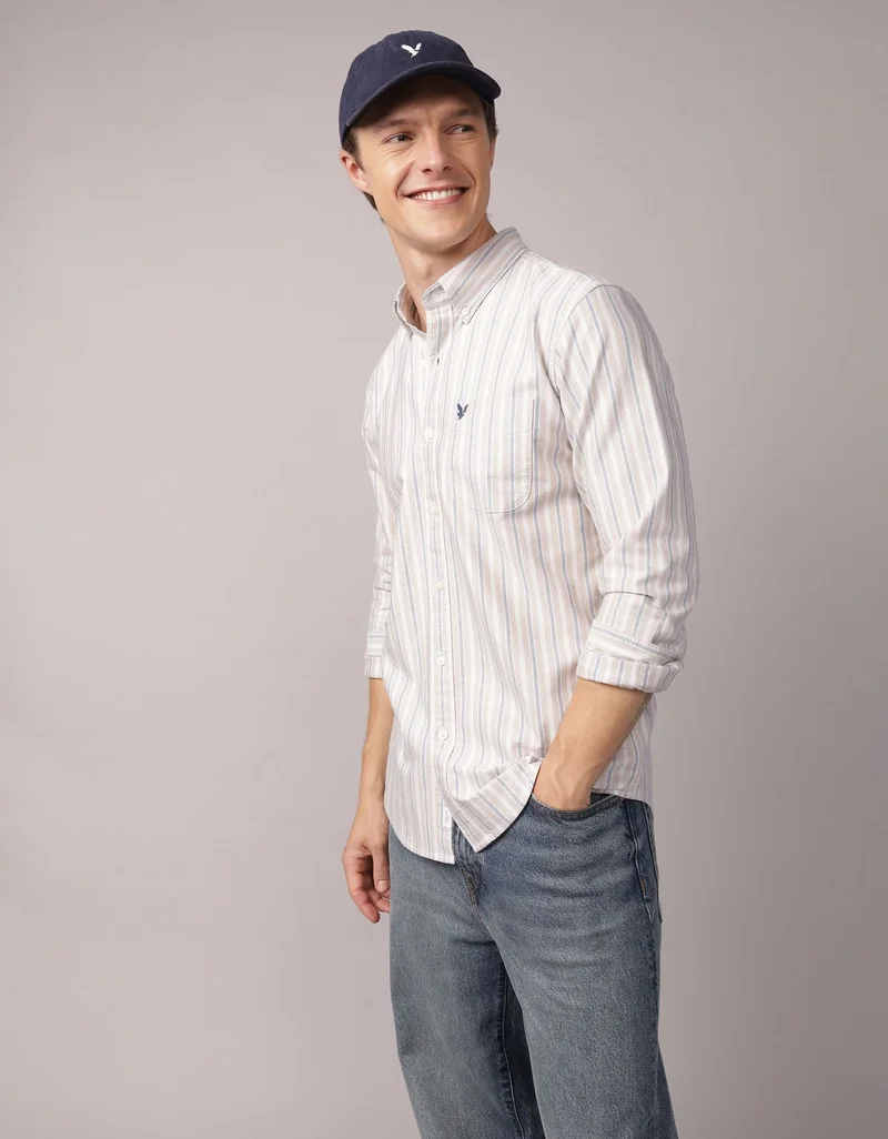 AE Slim Fit Everyday Oxford Button-Up Shirt