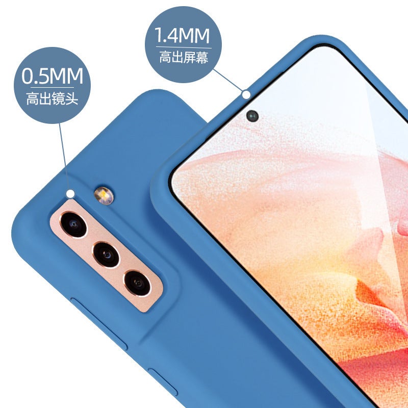Liquid Silicone Full Coverage Shockproof Phone Case for Samsung Galaxy S25 Ultra S24 Plus S23 - Image 3