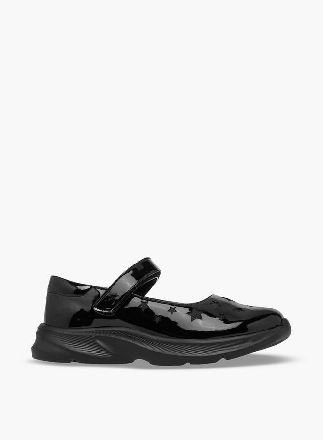 Flora Bella By Shoexpress Girls Hook & Loop School Shoes - Image 1