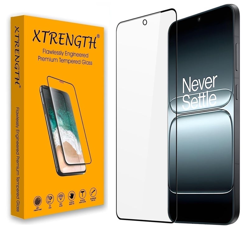 XTRENGTH Advanced HD+ Tempered Glass Gorilla Screen Protector Designed for OnePlus 13s 5G - Edge to Edge Full Screen Coverage with Easy Installation Kit (Anti-Scratch) - Image 1
