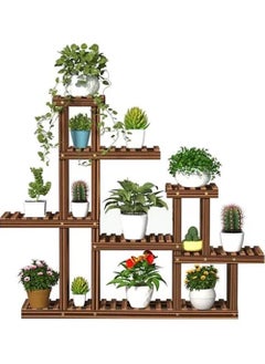 Rock Pow Wooden Flower Plant Stand  - Image 1