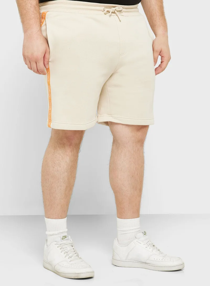 Calvin Klein Jeans Logo Tape Plus Size Shorts