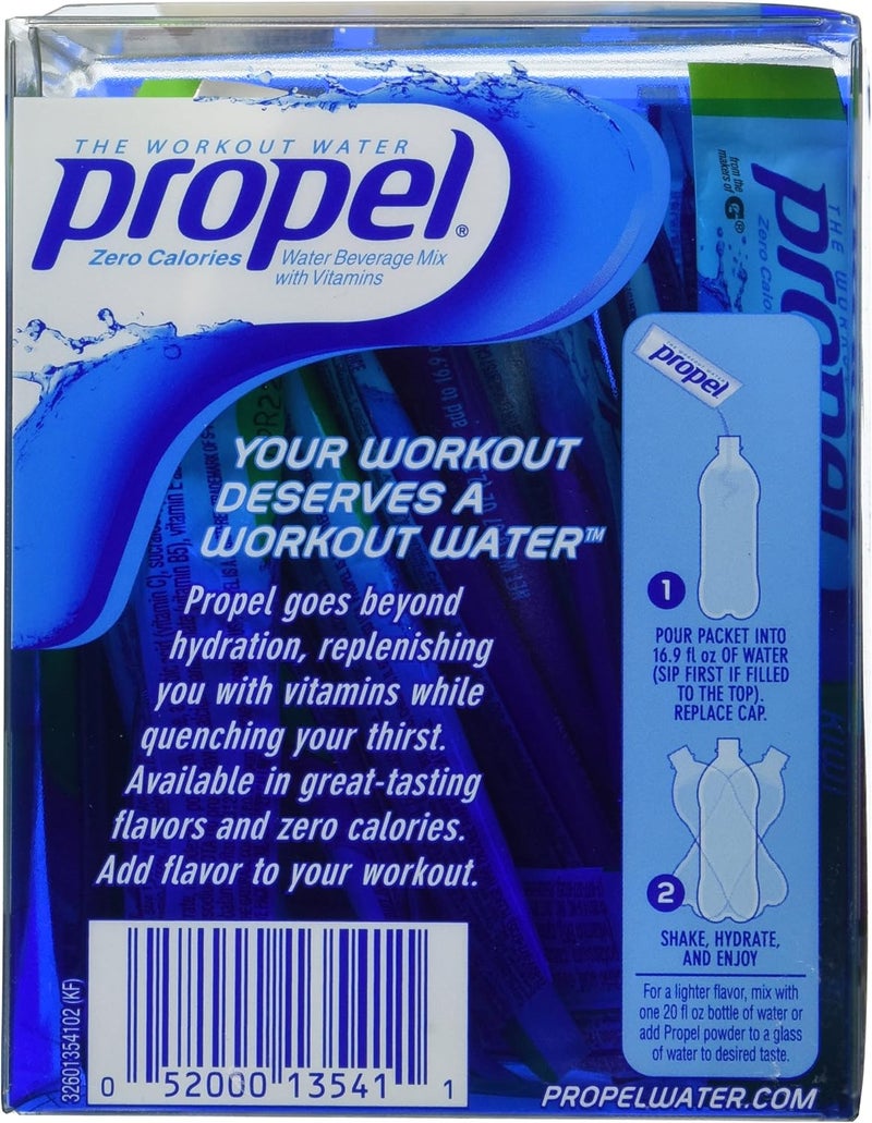 Propel Zero Calorie Nutrient Enhanced Water Beverage Mix Variety Pack - 36 Packets with Berry, Grape & Kiwi Strawberry Flavors - Image 4