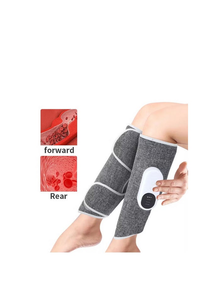 Generic Electric Leg Massager Leg Shaping Wireless Air Compression Heating Calf Massager with 3 Modes 2 Intensities Arm Body Circulation Muscle Relaxation Varicose Veins Physiotherapy (2 pcs)  - Image 1