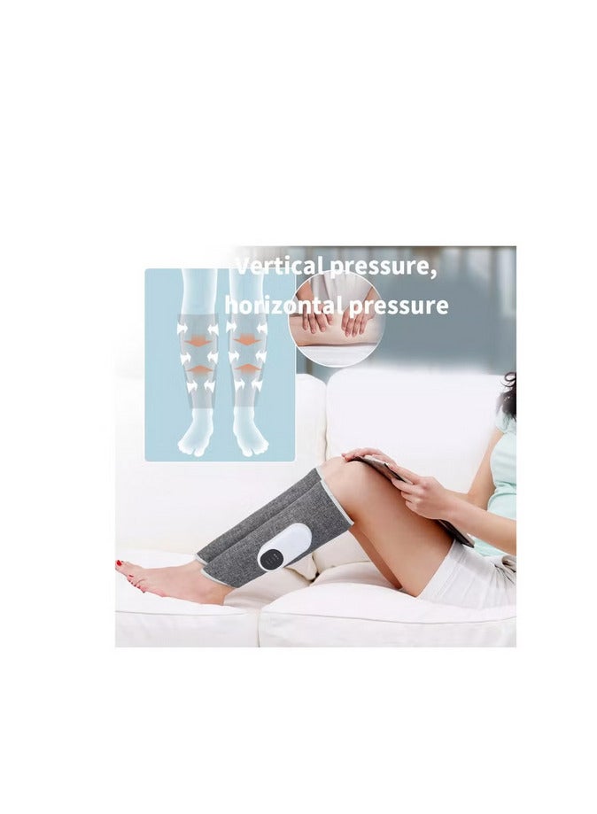 Generic Electric Leg Massager Leg Shaping Wireless Air Compression Heating Calf Massager with 3 Modes 2 Intensities Arm Body Circulation Muscle Relaxation Varicose Veins Physiotherapy (2 pcs)  - Image 5