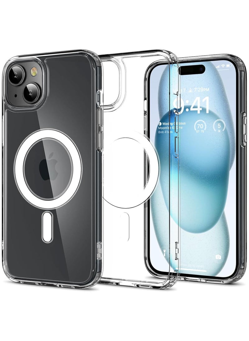 Generic - Protection Case Cover With MagSafe for Apple iPhone 15 Clear - Image 1