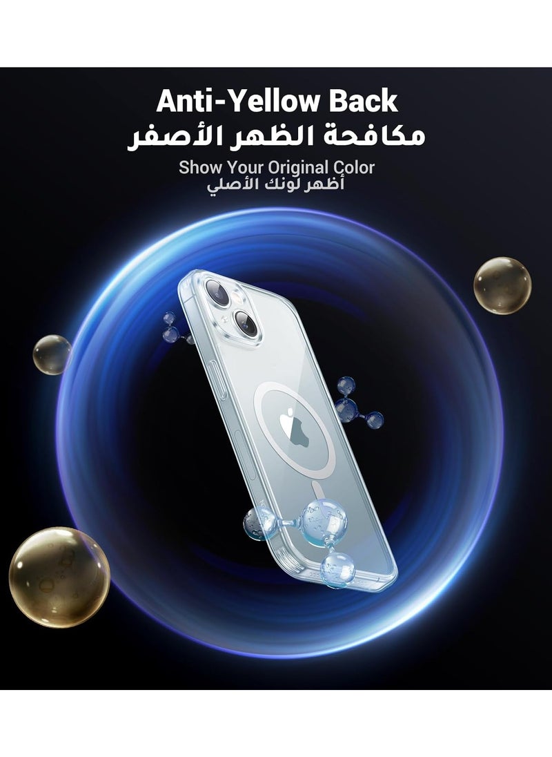 Generic - Protection Case Cover With MagSafe for Apple iPhone 15 Clear - Image 1