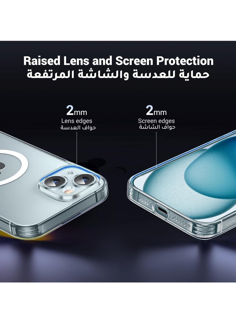 Generic - Protection Case Cover With MagSafe for Apple iPhone 15 Clear - Image 1