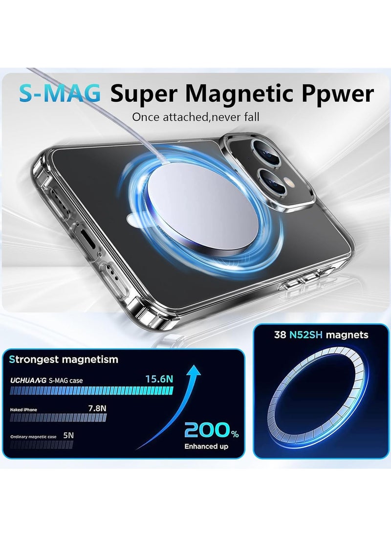 Generic - Protection Case Cover With MagSafe for Apple iPhone 15 Clear - Image 1