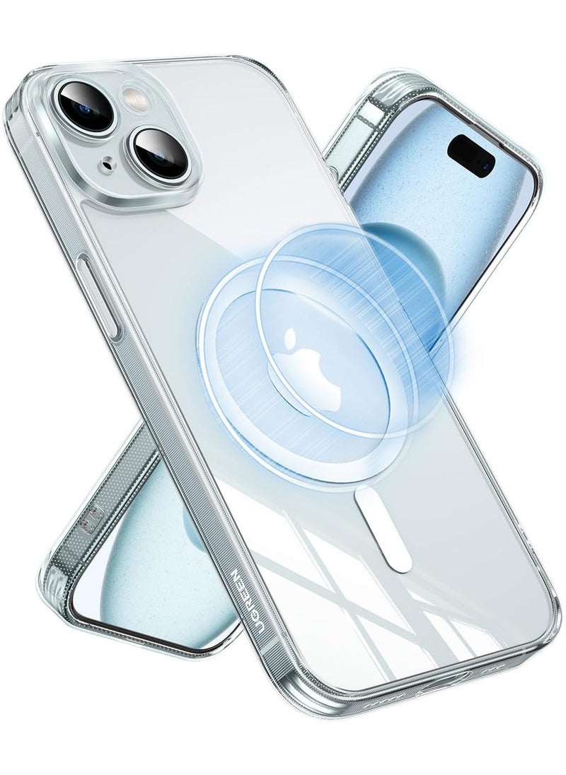 Generic - Protection Case Cover With MagSafe for Apple iPhone 15 Clear - Image 1