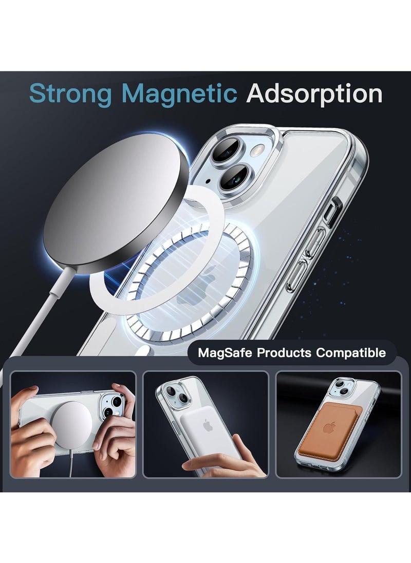 Generic - Protection Case Cover With MagSafe for Apple iPhone 15 Clear - Image 1