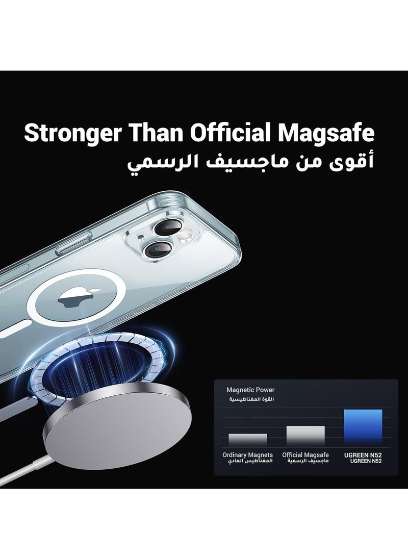 Generic - Protection Case Cover With MagSafe for Apple iPhone 15 Clear - Image 1