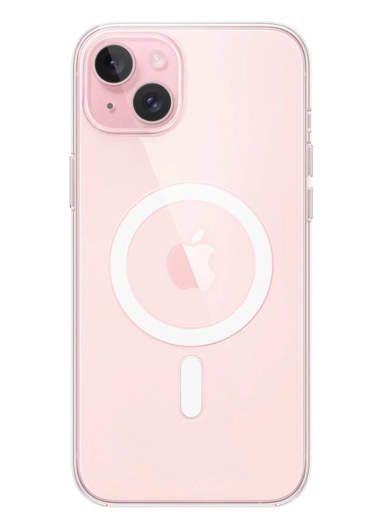 Generic - Protection Case Cover With MagSafe for Apple iPhone 15 Clear - Image 1