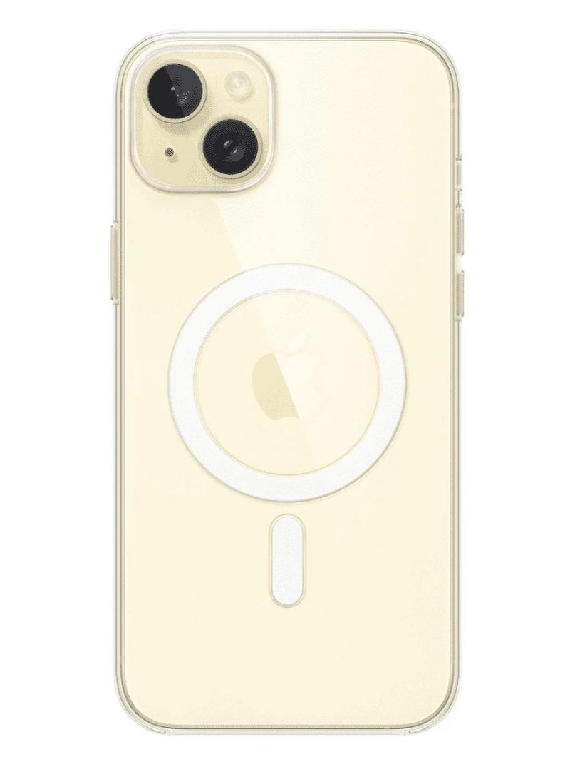 Generic - Protection Case Cover With MagSafe for Apple iPhone 15 Clear - Image 1