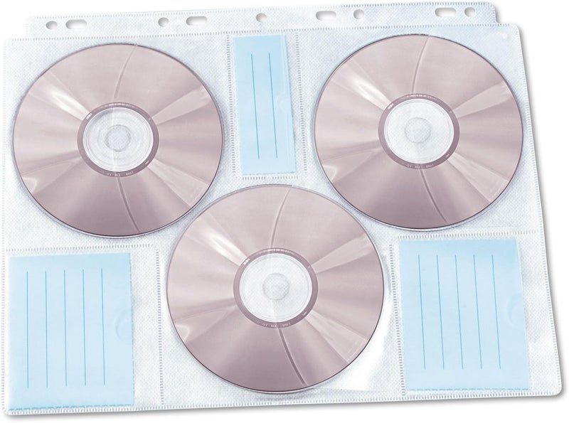 Innovera Innovera IVR39301  TwoSided CDDVD Pages for ThreeRing Binder  - Image 4
