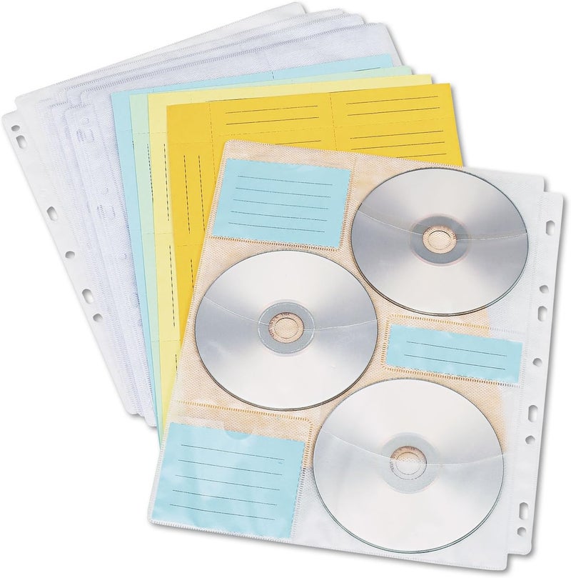 Innovera Innovera IVR39301  TwoSided CDDVD Pages for ThreeRing Binder  - Image 1