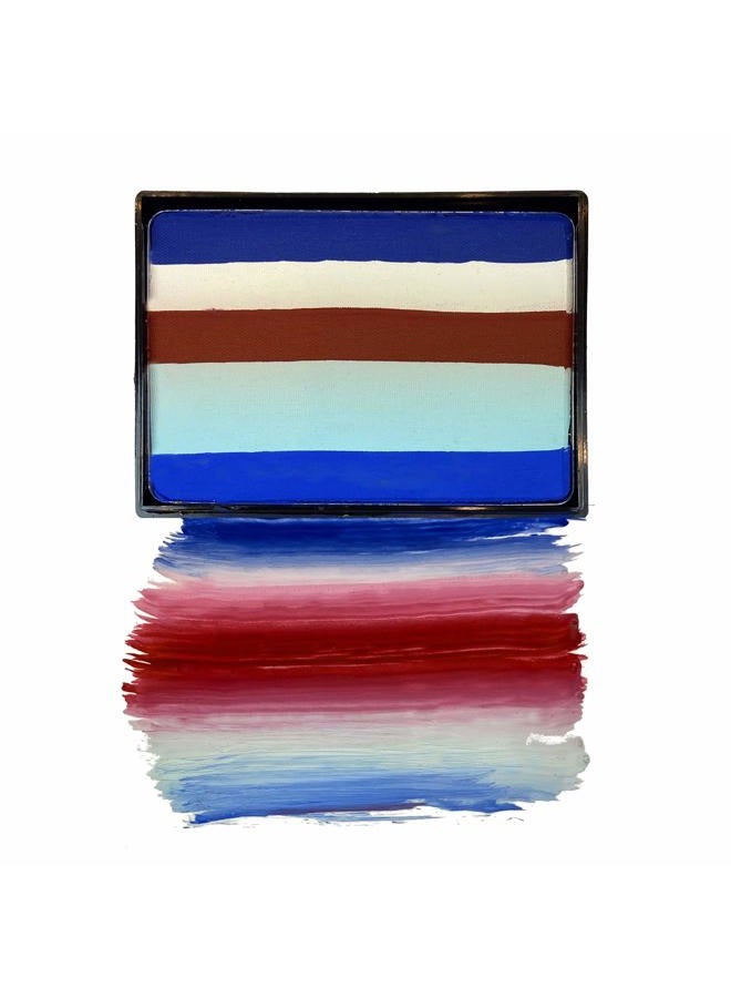 mehron Paradise Makeup AQ - Prisma BlendSet - Patriot, Blue - Image 2