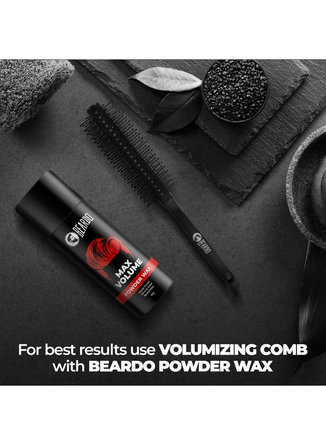 BEARDO Roller Hair Brush For Men | Perfect Tool For Efficient Blow Drying, Adding Curls, Waves & Volume | Smoothening & Volumizing Comb For Men |Men Accessorie | Lightweight - For All Hair Types - Image 5