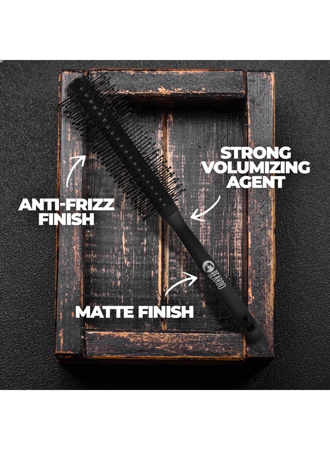 BEARDO Roller Hair Brush For Men | Perfect Tool For Efficient Blow Drying, Adding Curls, Waves & Volume | Smoothening & Volumizing Comb For Men |Men Accessorie | Lightweight - For All Hair Types - Image 4