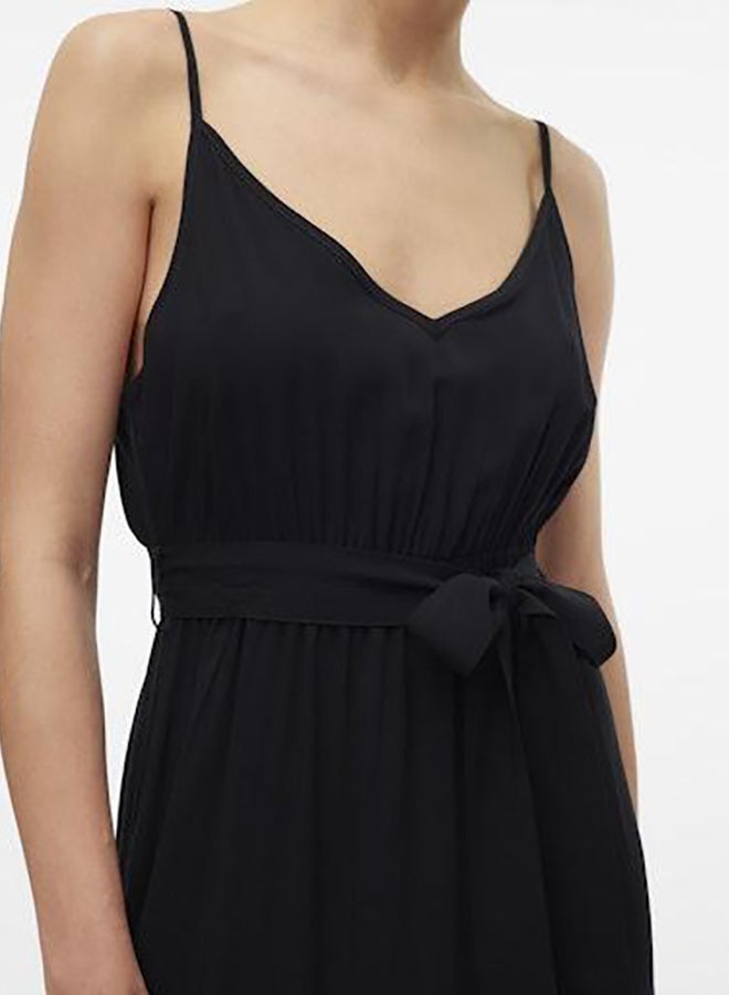 VERO MODA Vmeasy Joy Slit Maxi V-Neck Dress Wv Ga  - Image 4