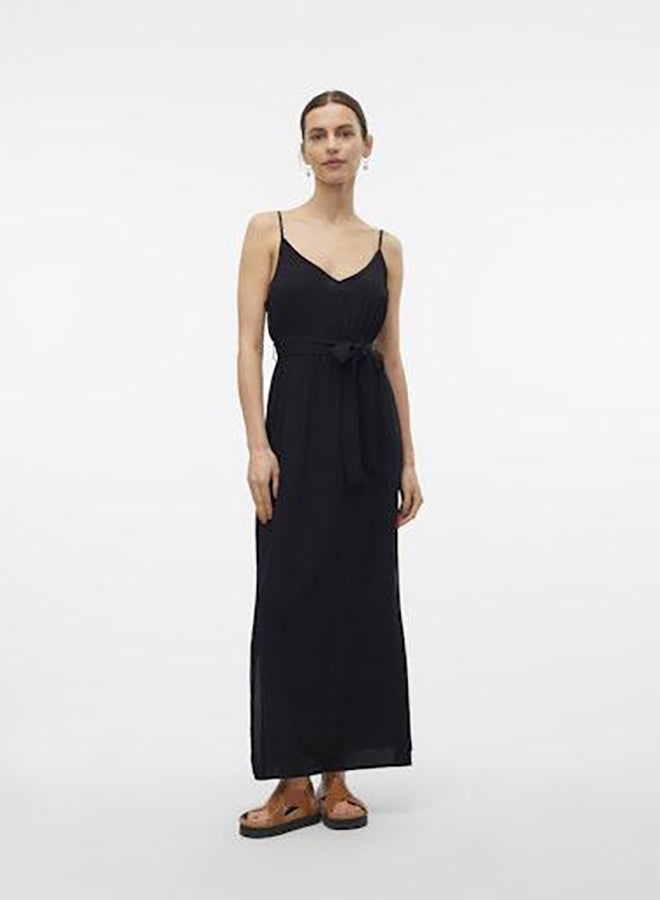 VERO MODA Vmeasy Joy Slit Maxi V-Neck Dress Wv Ga  - Image 1