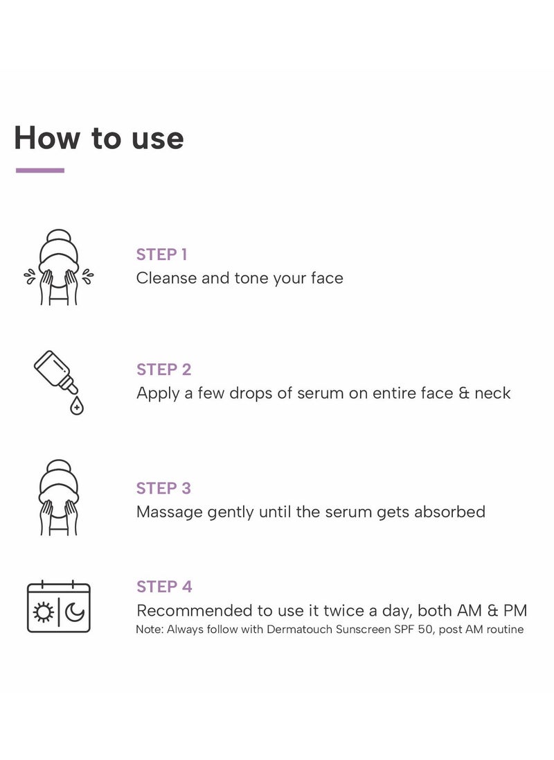 DERMATOUCH - DERMATOUCH Hyaluronic Acid 2% Serum | For intense Hydration, Glowing Skin | Specially for Dry Skin | For both Men & Women|18ml - Image 1